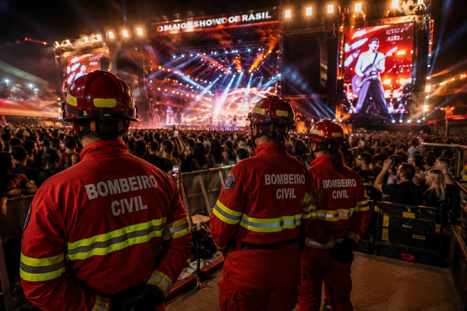 Bombeiros Civis preparados para atuar em eventos